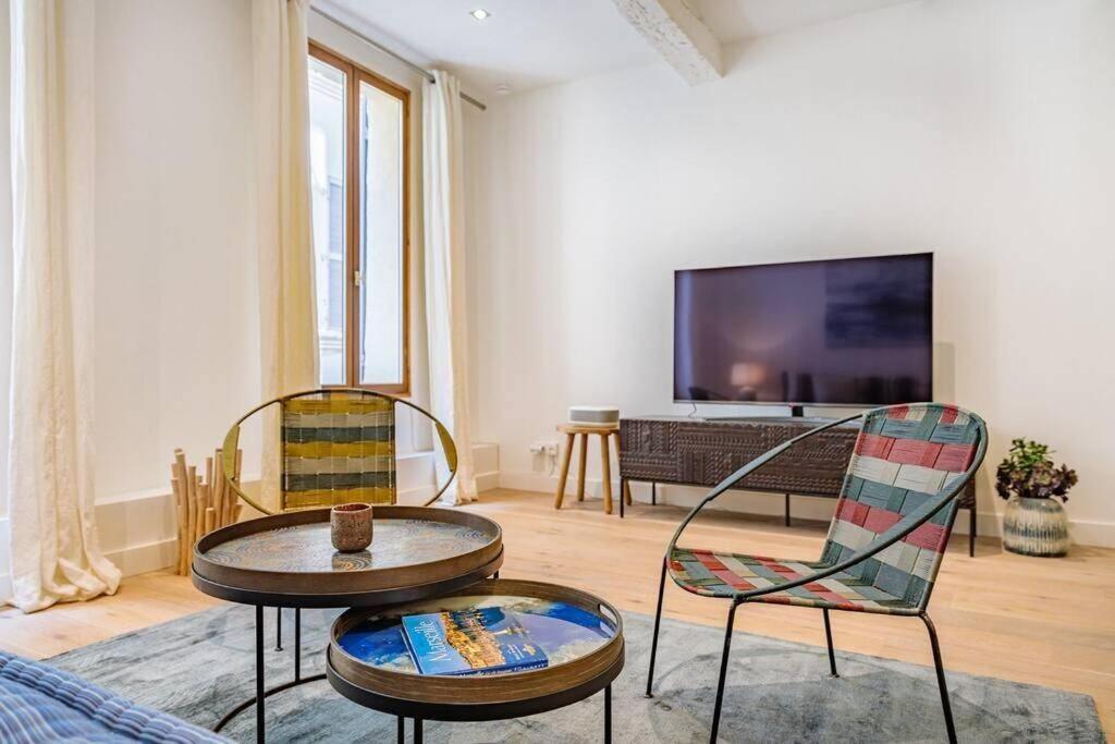 Appartement 5*, Climatise, Avec Terrasse Au Quartier Le Panier Marseille Ngoại thất bức ảnh