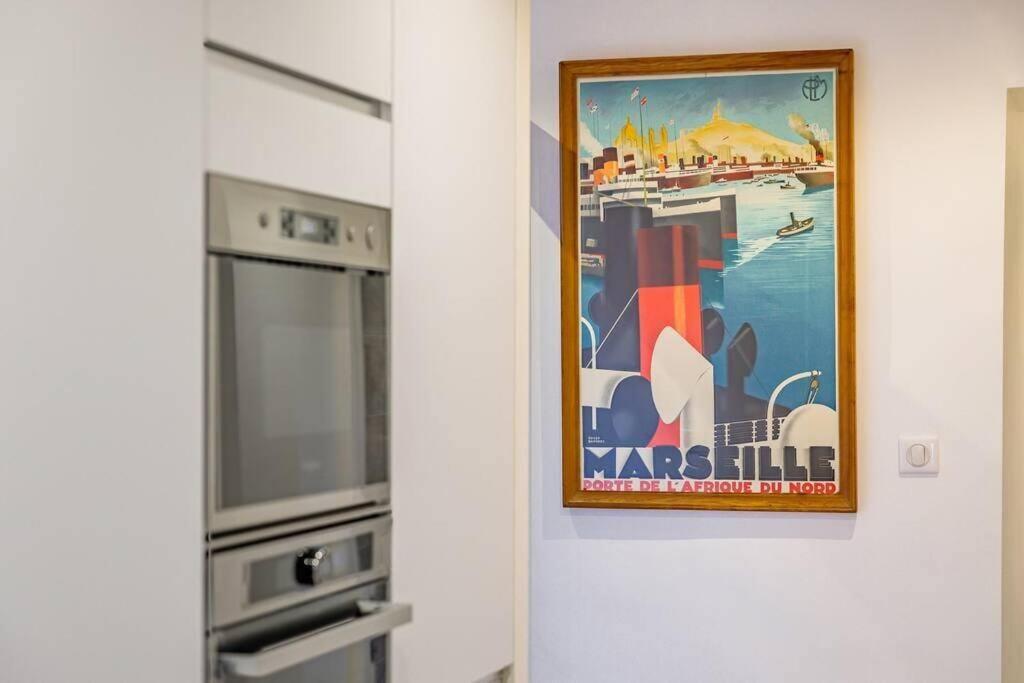 Appartement 5*, Climatise, Avec Terrasse Au Quartier Le Panier Marseille Ngoại thất bức ảnh